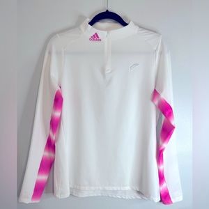 Women’s Adidas Lightweight Quarter Zip Pullover Medium